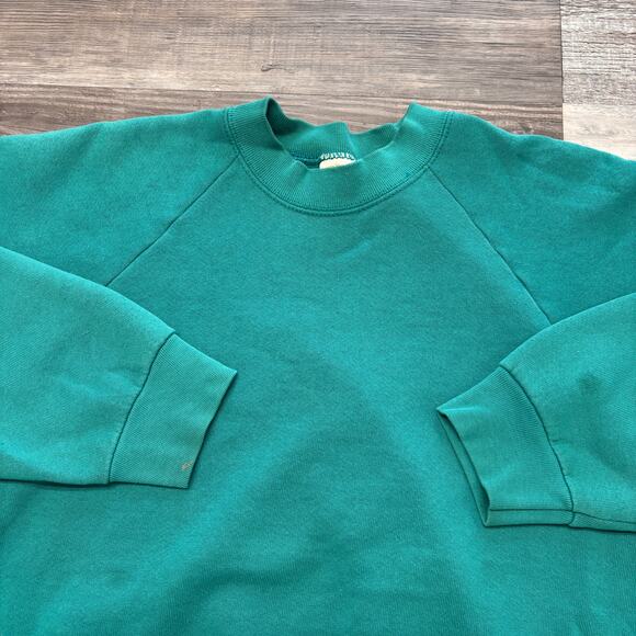 Vintage Fruit‎ Of The Loom Womens XXL Crewneck Cotton Blend Blank Casual Sweater - Picture 1 of 9